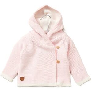 Pink Hooded Baby Cardigan